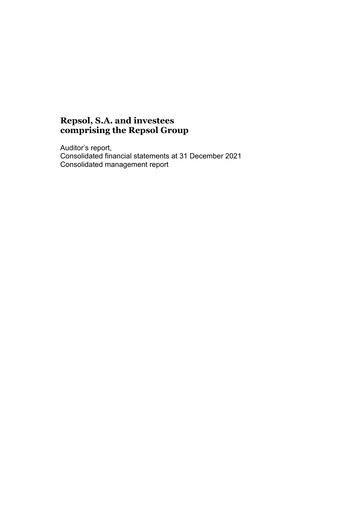 Thumbnail Repsol Financial Statement 2021