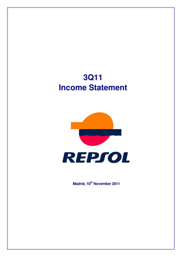 Miniature Repsol Rapport trimestriel 2011-q3