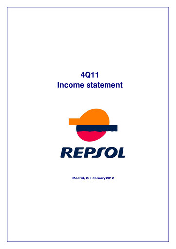 Miniature Repsol Rapport trimestriel 2011-q4