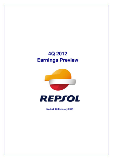 Miniature Repsol Rapport trimestriel 2012-q4