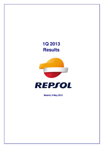 Miniature Repsol Rapport trimestriel 2013-q1