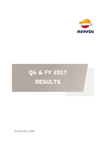 Miniature Repsol Rapport trimestriel 2017-q4