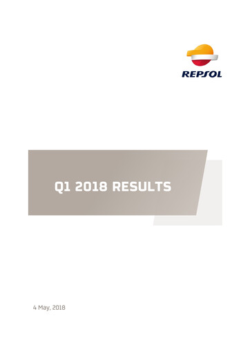 Miniature Repsol Rapport trimestriel 2018-q1