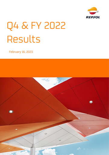 Miniature Repsol Rapport trimestriel 2022-q4