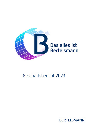 Thumbnail Bertelsmann SE & Co. KGaA Annual Report 2023