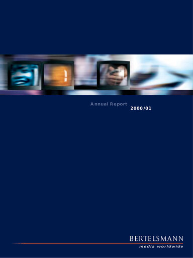 Thumbnail Bertelsmann SE & Co. KGaA Annual Report 2000-2001