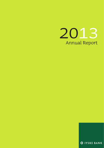 Thumbnail Jyske Bank Annual Report 2013