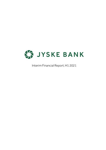 Thumbnail Jyske Bank Financial Report 2021-h1