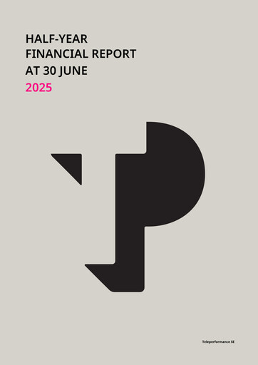 Miniature Teleperformance Rapport semestriel 2025