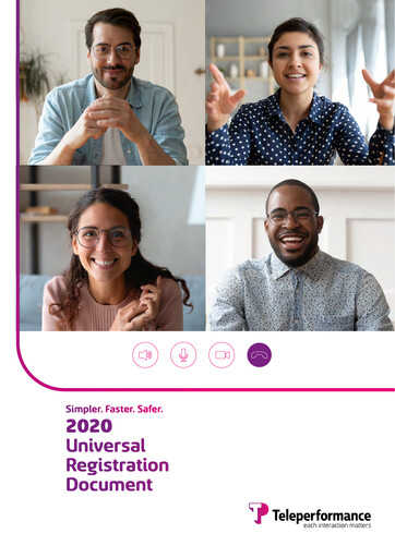 Thumbnail Teleperformance Universal Registration Document 2020