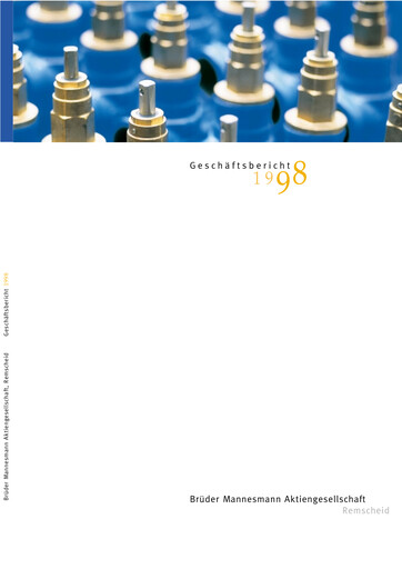 Thumbnail Brüder Mannesmann AG Annual Report 1998