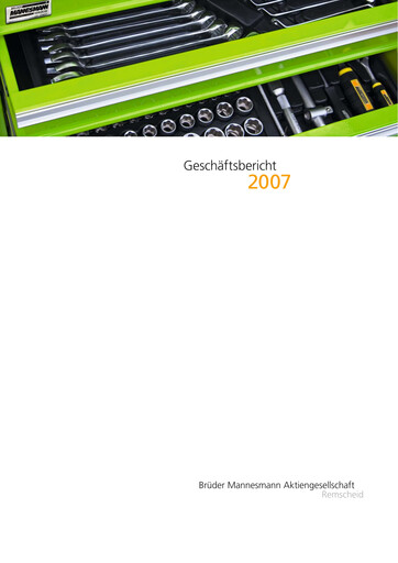 Thumbnail Brüder Mannesmann AG Annual Report 2007