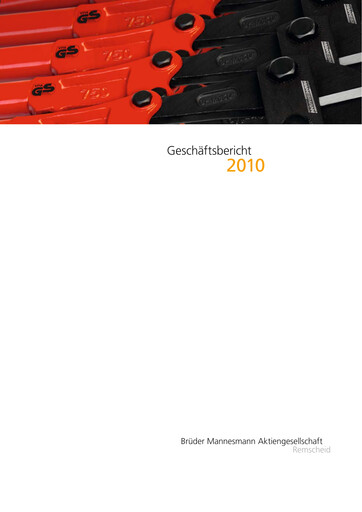 Thumbnail Brüder Mannesmann AG Annual Report 2010