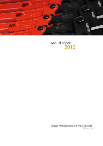 Thumbnail Brüder Mannesmann AG Annual Report 2010