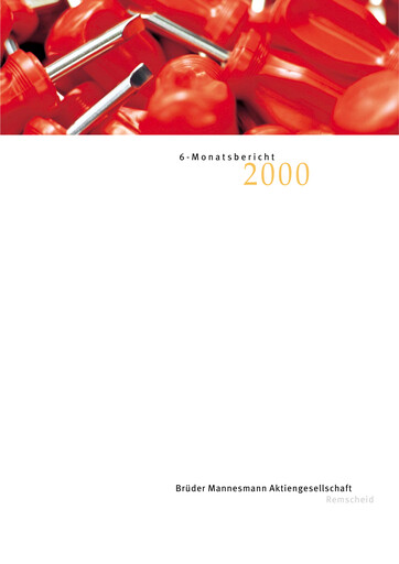 Thumbnail Brüder Mannesmann AG Half-year Report 2000-h1