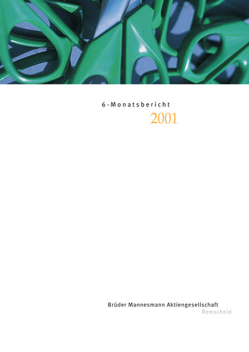 Thumbnail Brüder Mannesmann AG Half-year Report 2001-h1