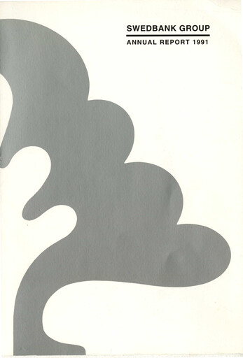 Thumbnail Swedbank Annual Report 1991