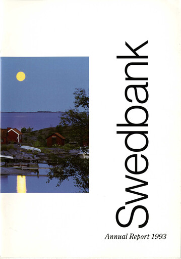 Thumbnail Swedbank Annual Report 1993
