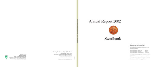 Thumbnail Swedbank Annual Report 2002