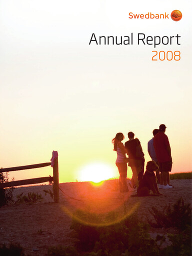 Thumbnail Swedbank Annual Report 2008