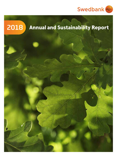 Thumbnail Swedbank Annual Report 2018