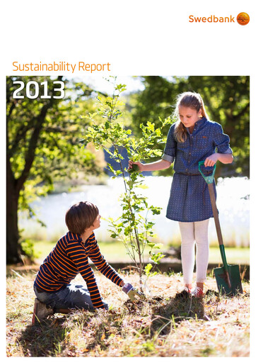 Thumbnail Swedbank Sustainability Report 2013