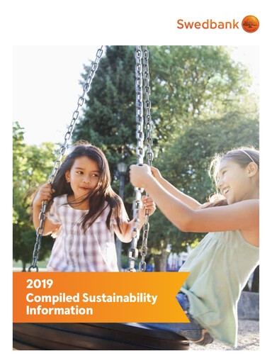 Thumbnail Swedbank Sustainability Report 2019