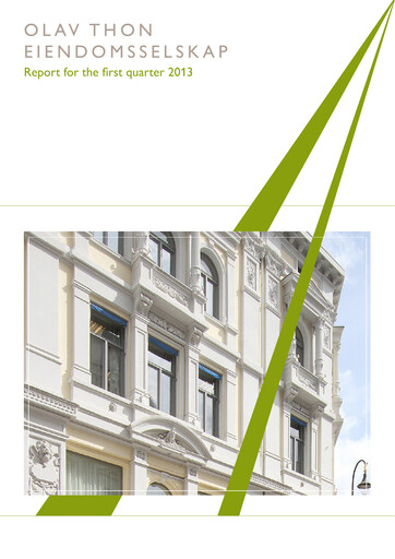 Thumbnail Olav Thon Quarterly Report 2013-q1