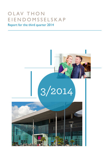 Thumbnail Olav Thon Quarterly Report 2014-q3