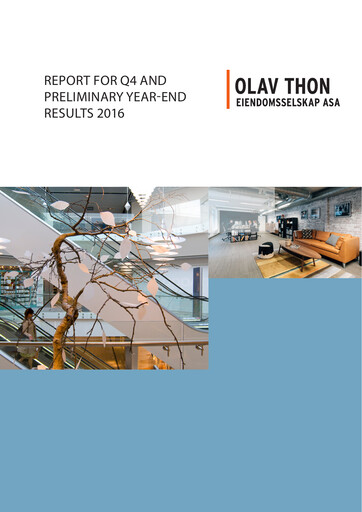 Thumbnail Olav Thon Quarterly Report 2016-q4