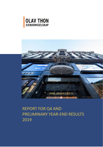 Thumbnail Olav Thon Quarterly Report 2019-q4