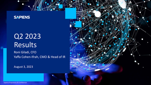 Thumbnail Sapiens International Corporation Quarterly Report 2023-q2
