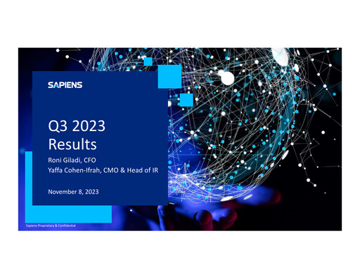 Thumbnail Sapiens International Corporation Quarterly Report 2023-q3
