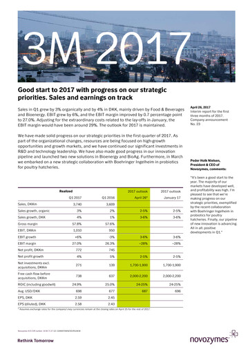 Thumbnail Novonesis Quarterly Report 2017-q1
