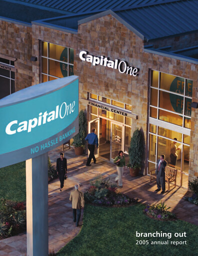 Thumbnail Capital One Annual Report 2005