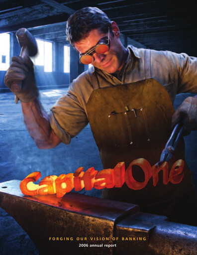 Thumbnail Capital One Annual Report 2006