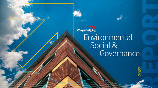 Thumbnail Capital One ESG Report 2022
