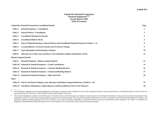 Thumbnail Capital One Quarterly Report 2024-q2