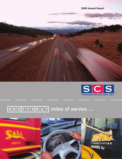 Thumbnail Saia
 Annual Report 2003