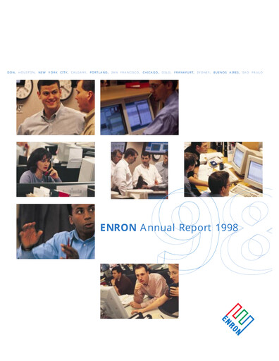 Thumbnail Enron Annual Report 1998