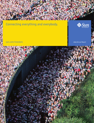 Thumbnail Sun Microsystems Annual Report 2004