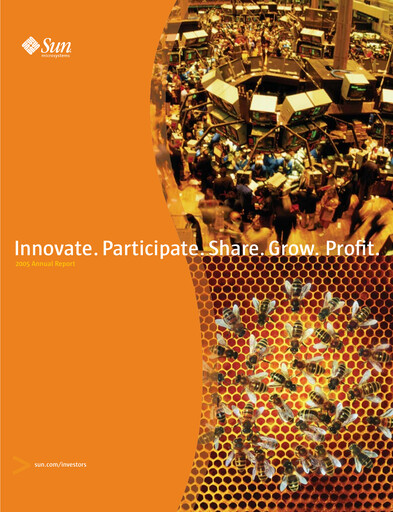 Thumbnail Sun Microsystems Annual Report 2005