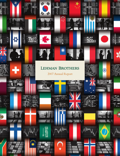 Thumbnail Lehman Brothers Annual Report 2007