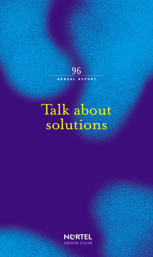 Thumbnail Nortel Networks Annual Report 1996