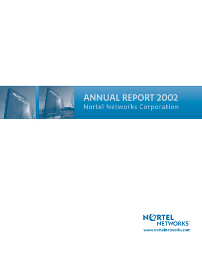 Thumbnail Nortel Networks Annual Report 2002