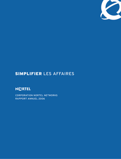 Thumbnail Nortel Networks Annual Report 2006
