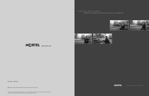 Thumbnail Nortel Networks Quarterly Report 2008-q1