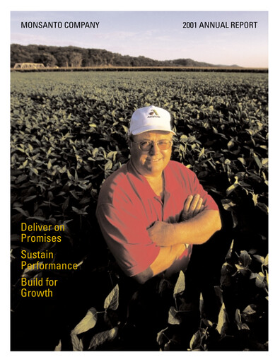 Thumbnail Monsanto Annual Report 2001