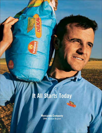 Thumbnail Monsanto Annual Report 2006