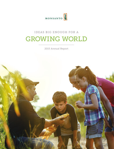 Thumbnail Monsanto Annual Report 2015